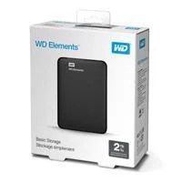 DISCO DURO EXTERNO WD ELEMENTS 2TB 2.5 PORTATIL USB3.0 NEGRO WINDOWS W