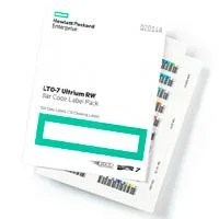 HPE PAQUETE DE ETIQUETAS CON CODIGO DE BARRAS LTO-7 ULTRIUM RW
