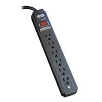 SUPRESOR DE PICOS PROTEC IT TRIPP-LITE TLP606B C 6 CONTACTOS, CABLE 1.