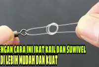 Cara Mengikat Senar Pancing Ke Swivel Dengan Kuat Dan Mudah Cara Mengikat Senar Pancing Ke Swivel Dengan Kuat Dan Mudah