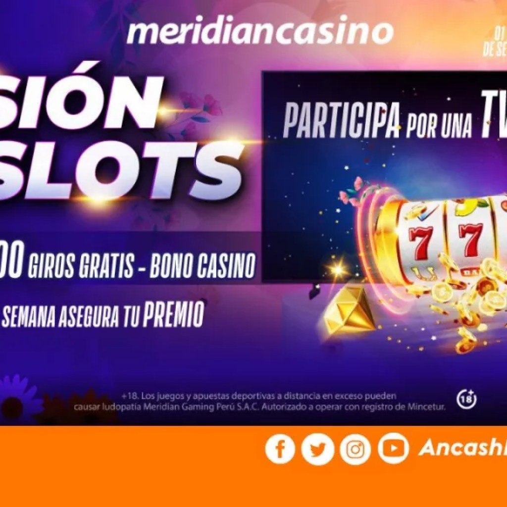 Completa la Misión Slots y gana una TV de 65” gracias a Meridian Casino – Peru vision digital Completa la Misión Slots y gana una TV de 65” gracias a Meridian Casino – Peru vision digital