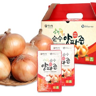 정도원 산청애 순수 양파즙, 100ml, 50개