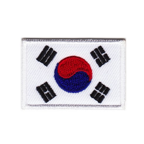 와펜 C543 - 태극기 (소) 국기 korea 마크 패치 와펜