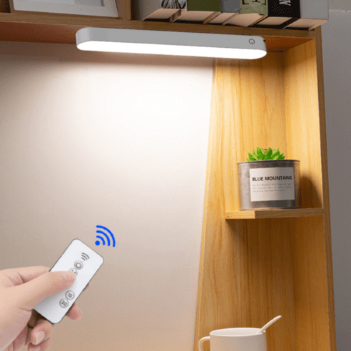 미램프 충전식 무선 부착형 LED 무드라이트 무드등 리모컨 조명, 본품 + USB 충전 어댑터