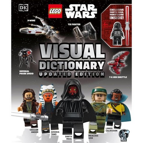 Lego Star Wars Visual Dictionary Updated Edition (미국판) - 다스 마울 미니피규어 포함:Exclusive Darth Maul Mi..., Lego Star Wars Visual Dictio.., Dowsett, Elizabeth(저),DK Pub.., DK Publishing