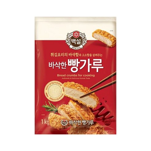 백설 바삭한빵가루, 450g, 6개