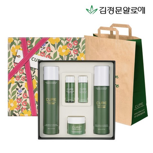 김정문알로에 큐어 하이드라 수딩365 기프트세트, 1개