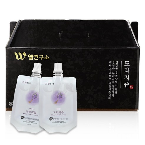 웰연구소 5년근 홍 도라지즙, 60개, 100ml