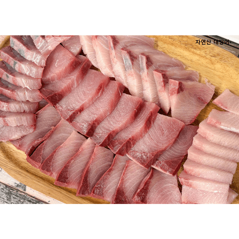 [가격할인] 제철 활어회 자연산 국내산 대방어 방어 회 필렛 산지 직송, 1개, 1kg (500g 2팩)+삼둥이초장 2팩