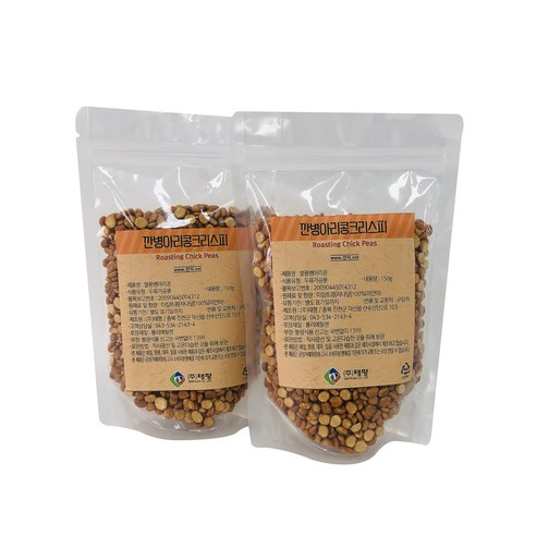 태평선식 깐병아리콩크리스피, 150g, 4개