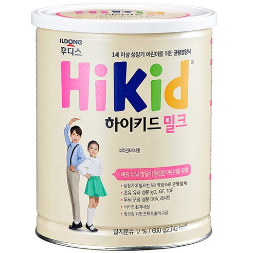 일동후디스 하이키드 밀크, 600g, 2개