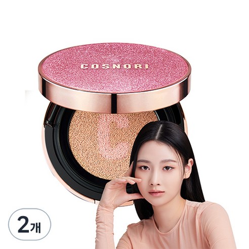 코스노리 블라썸 톤업 쿠션 파운데이션 14g, 핑크베이지, 2개