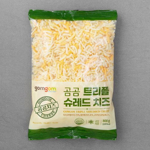 곰곰 트리플 슈레드 치즈, 1개