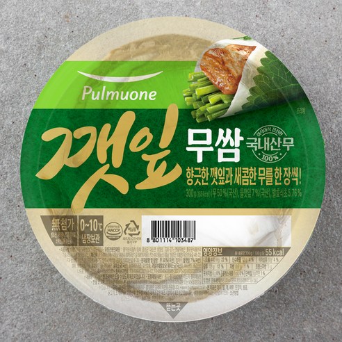 풀무원 깻잎무쌈, 300g, 2개