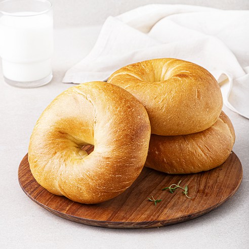 후앙 플레인 베이글 3입, 300g, 4개