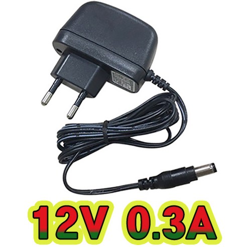순흥전기 어댑터 12V 0.3A 벽걸이형 SMPS 300mA 어댑터 아답터 직류전원장치, SH-1203C
