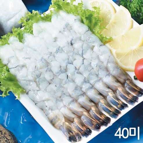 푸드마을 노바시 튀김새우 40미, 300g, 1개