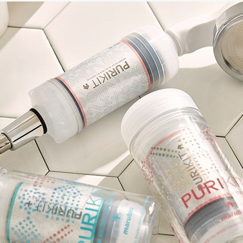 [Purikit] 퓨리킷 샤워필터 중금속제거 수돗물속 유해이온 제거 지하수연수기 녹물제거 잔류염소제거, 단품