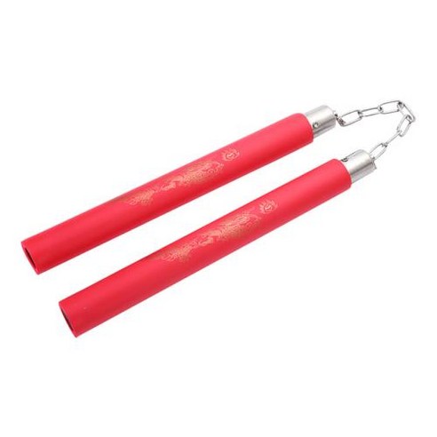 쌍절곤 호신용품 Nunchaku 안전한 폼 고무 훈련 Nunchakus 편안한 그립 무술 초보자 연습 및, [08] 봉술 H, 8) H