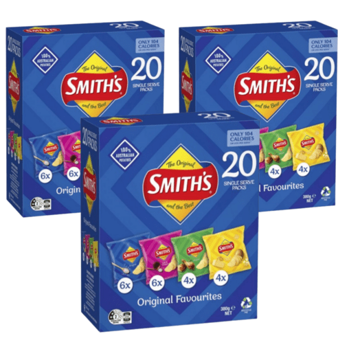 Smith's Chips Multipack 스미스 칩스 멀티팩 20개입 380gx3박스, 1개, 380g