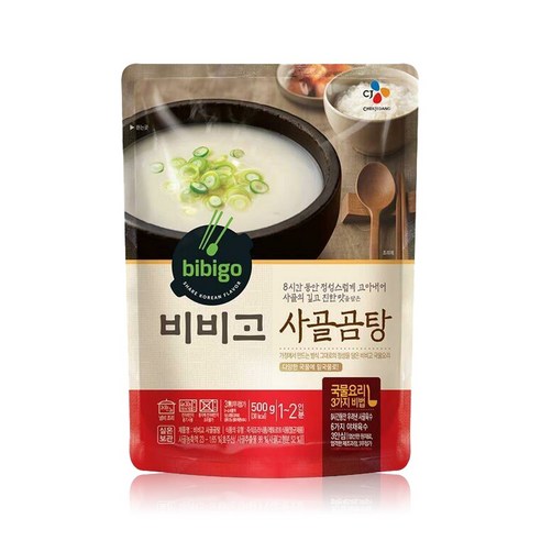비비고 사골곰탕, 500g, 25개