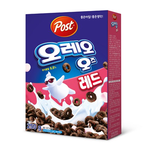 오레오오즈 레드 시리얼, 250g, 1개