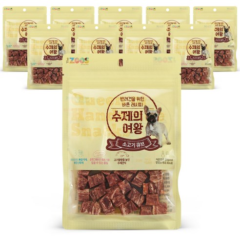 수제의여왕 강아지 간식, 오리슬라이스, 5개