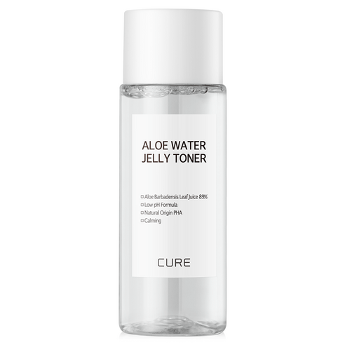 김정문알로에 큐어 알로에 워터 젤리 토너, 50ml, 2개