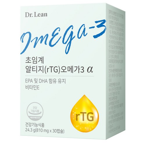 닥터린 초임계 알티지 오메가3 알파 30.21g, 30정, 3개