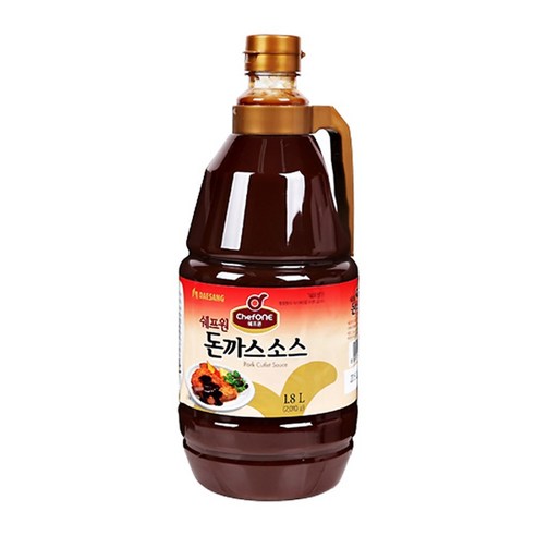 쉐프원 돈까스소스, 1.8L, 4개