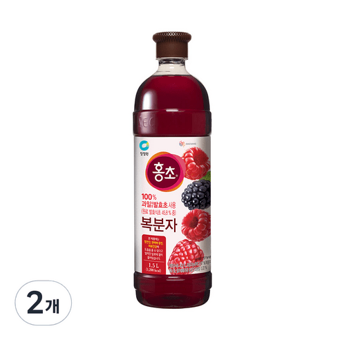 청정원 홍초V 복분자 900ml, 16개