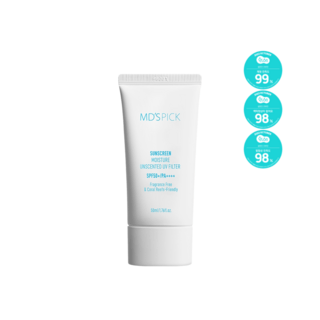 엠디스픽 무향자차 수분 선크림, 50ml, 4개