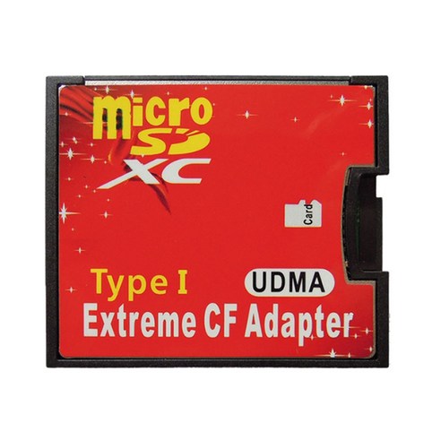 주닉스 CF카드 변환 어댑터 microSD/SD CF 컨버터, Micro SD 용