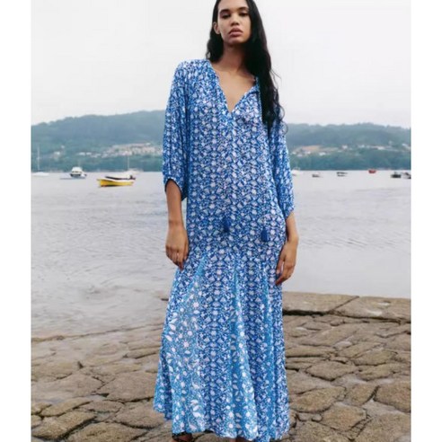 zara 자라 여자롱원피스 바캉스 01H0614