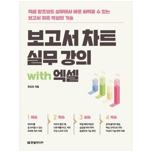 하나북스퀘어 보고서 차트 실무 강의 with 엑셀 엑셀 왕초보도 실무에서 바로 써먹을 수 있는 보고서 차트 작성의 기술