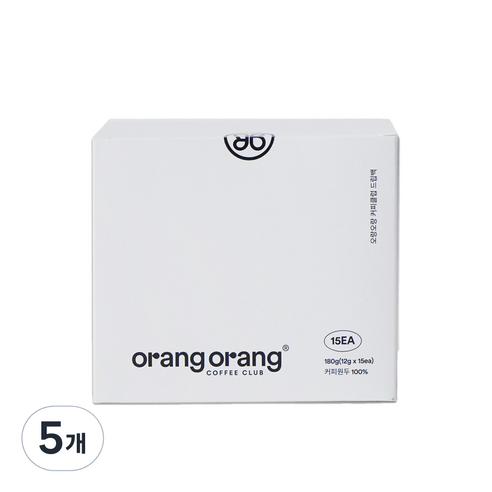 오랑오랑 드립백 커피, 12g, 15개입, 1개