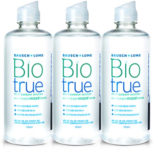 바슈롬 소프트 렌즈 세척액 바이오 트루 500ml x 2개
