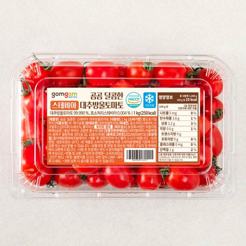 곰곰 달콤한 스테비아 대추방울토마토, 1kg, 5개