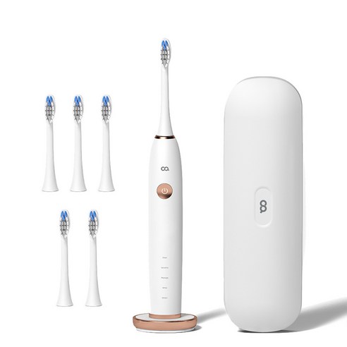 오아 클린이 소프트B 전동칫솔 + 리필 칫솔모 4개, OOT-003WH(칫솔), VO-ET034(칫솔모), 화이트, 1세트