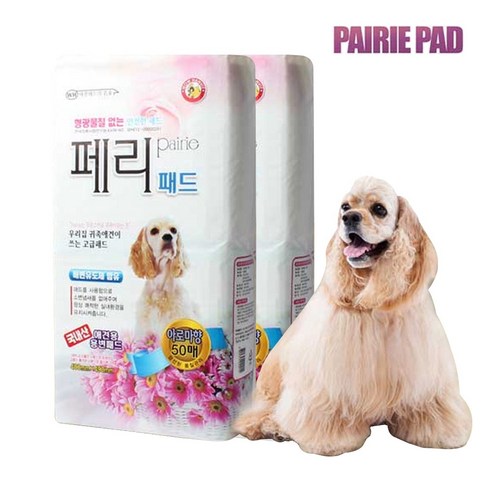 (2개묶음) 페리패드 국내산 절약형 100매 애견 강아지 배변패드 대변패드, 100개, 2개