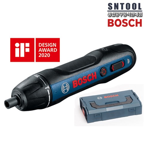 보쉬/BOSCH GO2.0/무선전동드라이버/2세대/SET구성/USB충전/비트포함/휴대/소형/보쉬GO/DIY/BOSCH, 1개