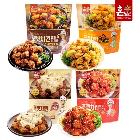 한맥 포켓핫후라이드치킨 180g 3봉 간편냉동순살, 3개