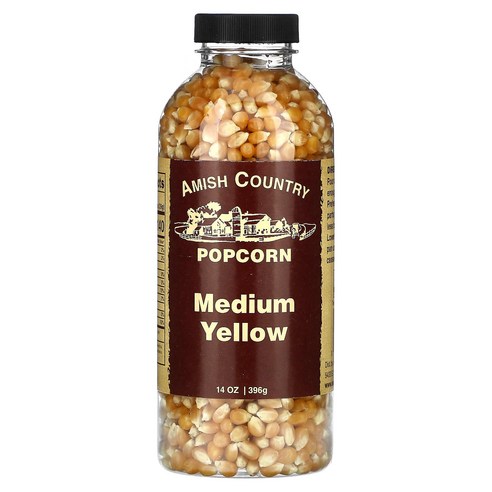 Amish Country Popcorn 미디엄 옐로 396g14oz, 1개, 396g