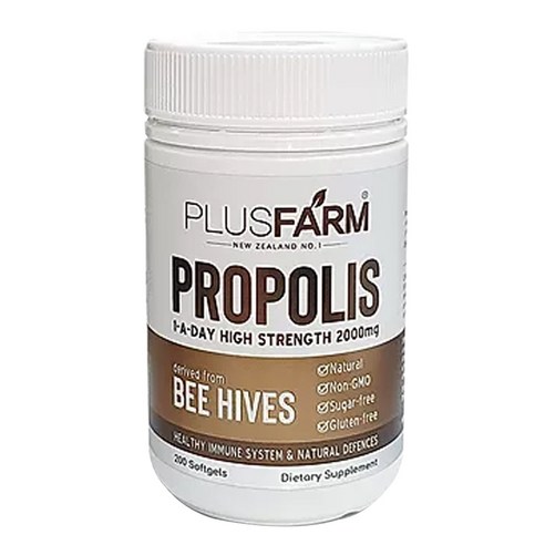 플러스팜 프로폴리스 원어데이 2000mg 200캡슐 X2, 200정, 2개