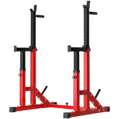 스쿼트랙 홈짐 올인원 멀티짐 트레이닝 헬스 다이어트, 하프 프레임 스쿼트 랙 + 50kg 에코 바벨