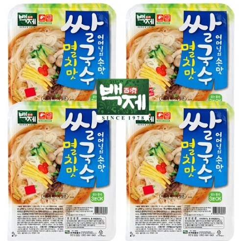 백제 쌀국수 멸치맛 30개/컵라면