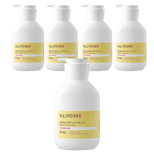 일리윤 프레쉬 모이스춰 바디로션 350ml, 700ml, 4세트