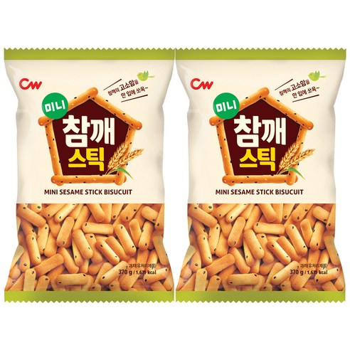 청우 미니참깨스틱, 370g, 5개