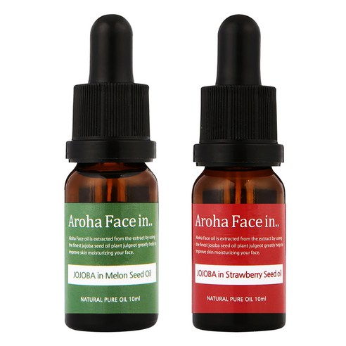 아로하트리즈 아로하페이스인 오일 세트, 멜론씨드 10ml + 오이씨드 10ml + 딸기씨드 10ml, 1세트, 10ml