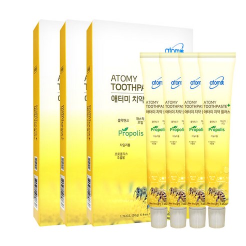 애터미 여행용 치약, 50g, 4개